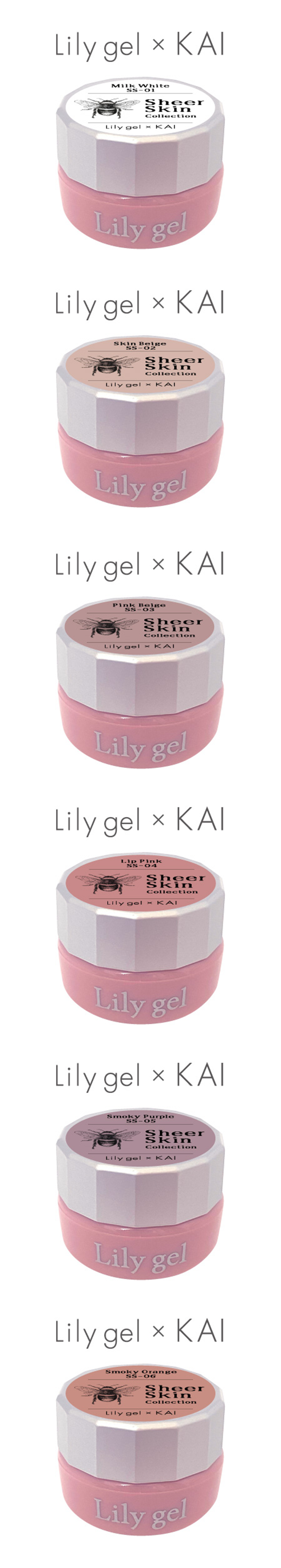 Lily Gel x Kai Sheer Skin Collection