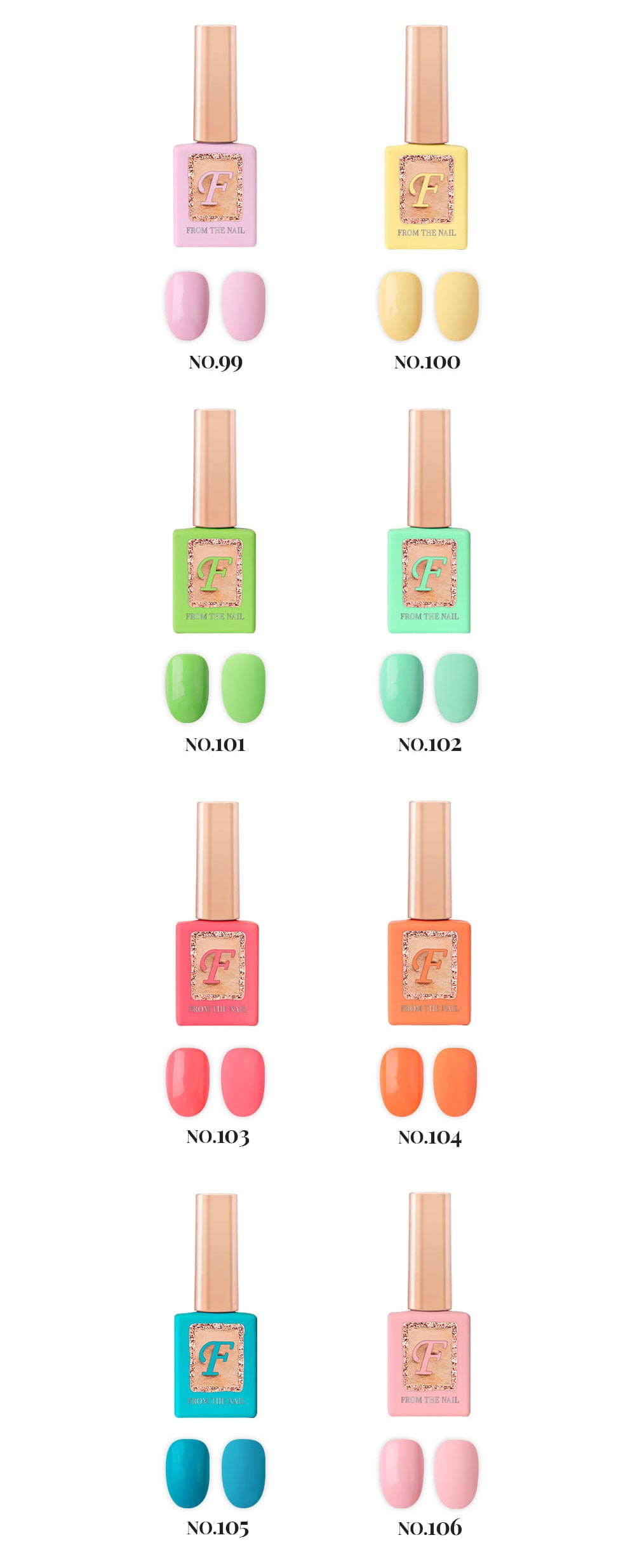 F gel Fruit-Chu 8 Color Set