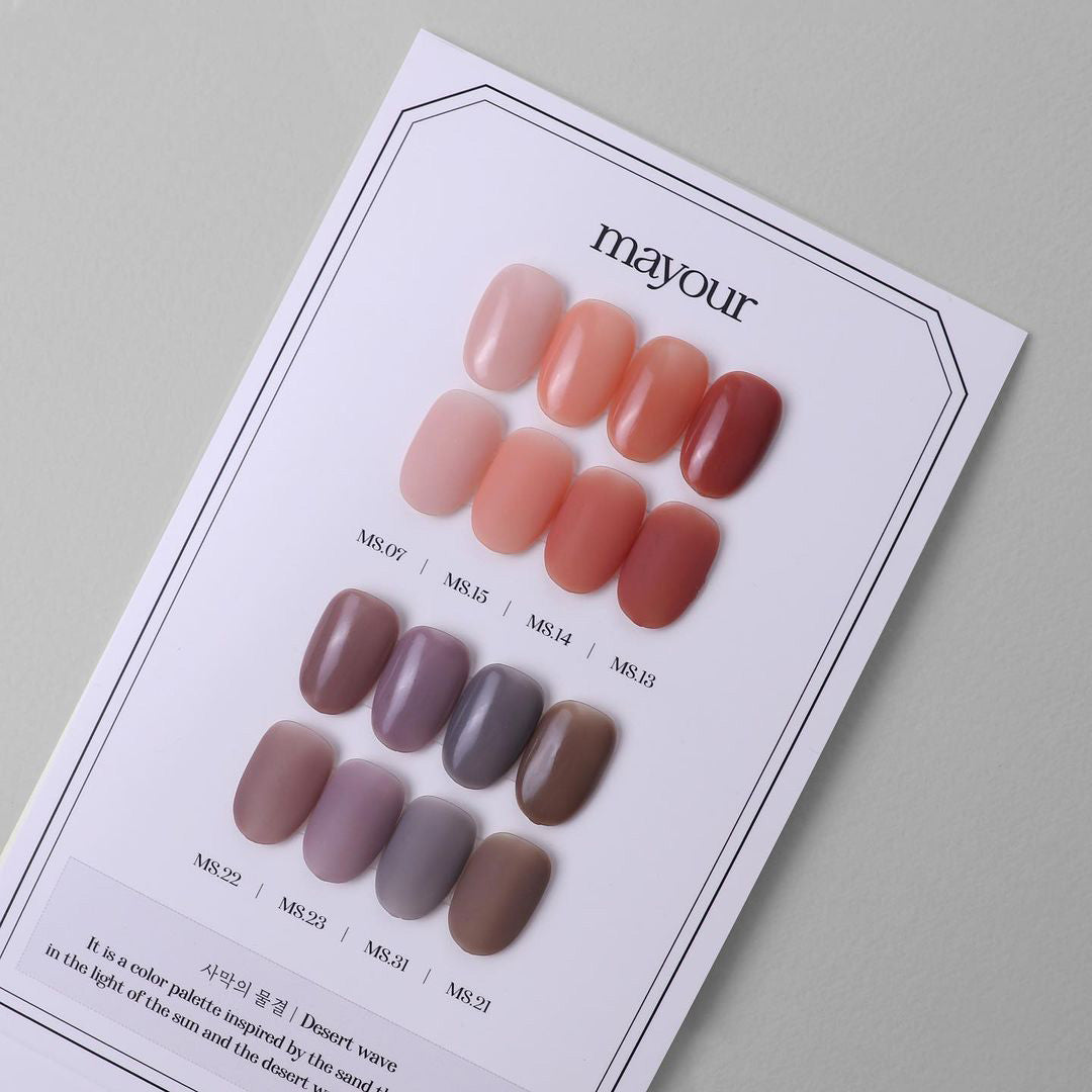 Mayour desert wave color chart