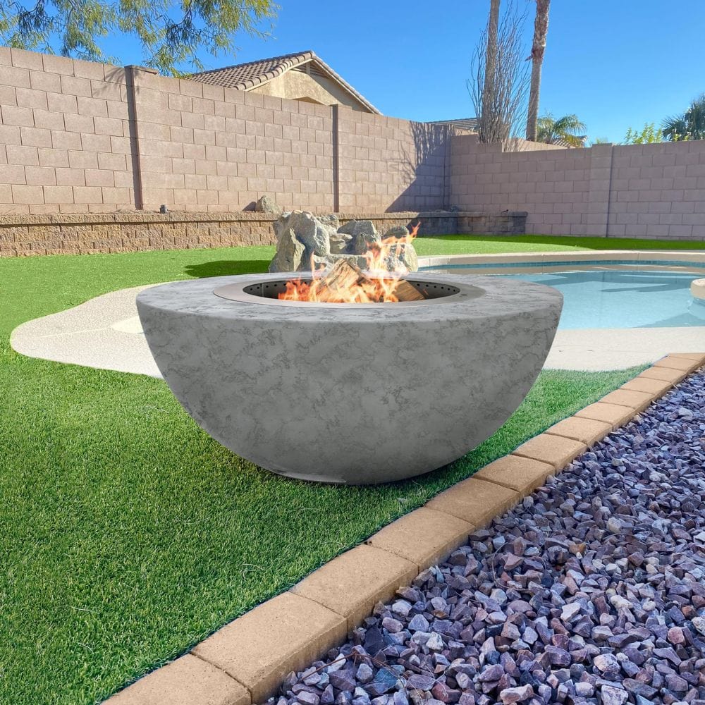 Image of Modern Blaze 42-inch Smokeless Round GFRC Fire Bowl