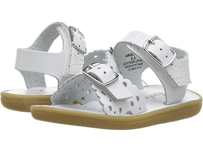 footmates ariel sandal white