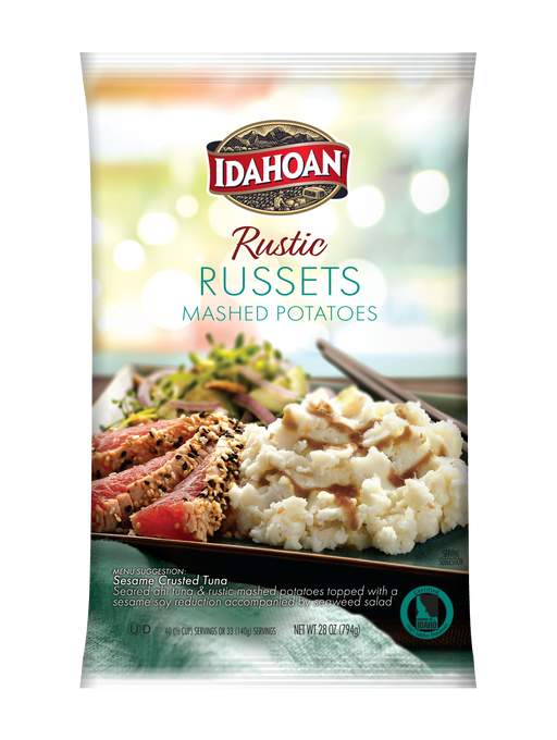 Idahoan® SHREDS Tater Tumblers® Unseasoned Mix, 4/31.2 oz. pchs - Idahoan®  Foods - Foodservice