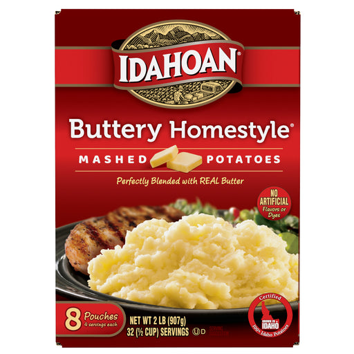 Idahoan® Buttery Homestyle® Mashed Potatoes Family Size, 8 oz (Pack of
