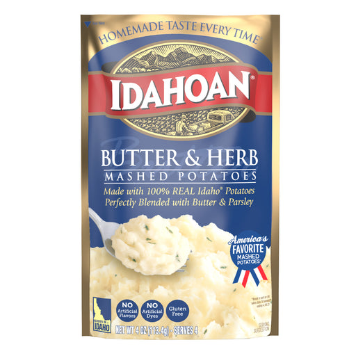 Idahoan® Butter & Herb Mashed Potatoes Family Size, 8 oz - Kroger