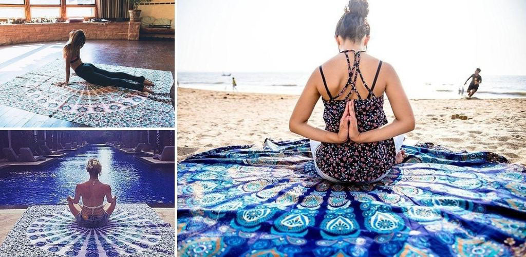 wall hanging meditation mat