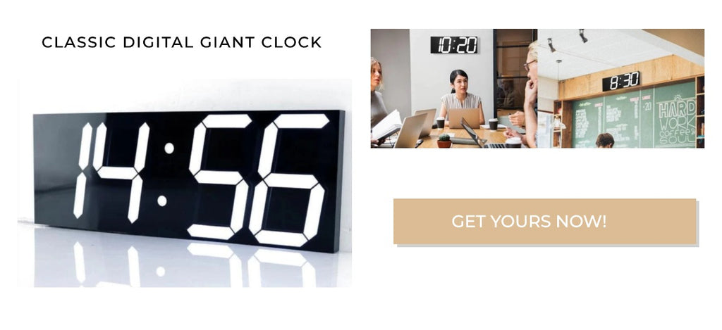 Classic Digital Giant Clock