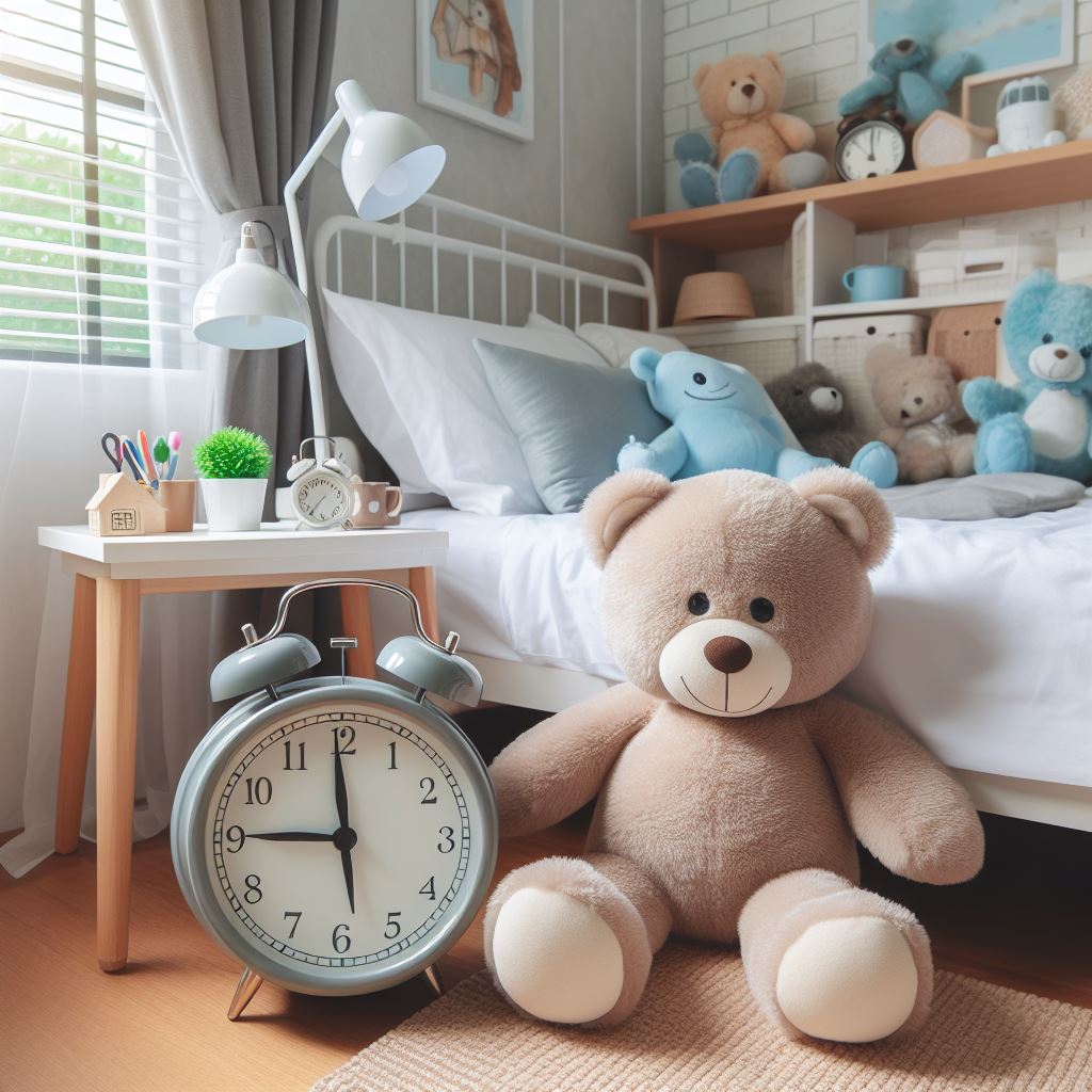 alarm clock for kid in child bedroom