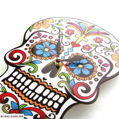 Mexican Skull Wall Clock | My Wall Clock
