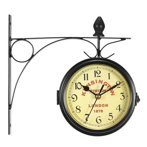 Maak het zwaar Email schrijven Stad bloem Kensington Station London 1879 Wall Clock | My Wall Clock