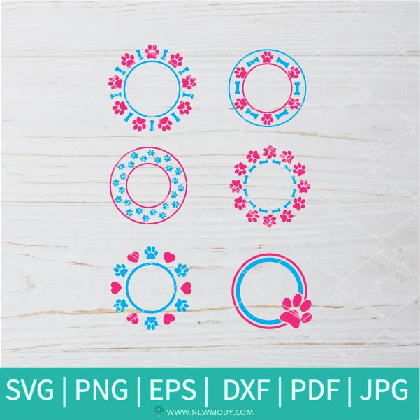 Free Free Paw Print Monogram Svg 156 SVG PNG EPS DXF File