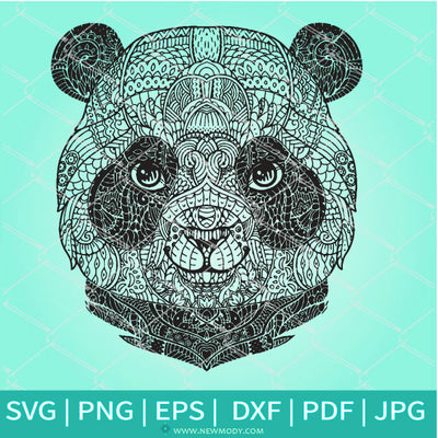 Download Coloring Panda Mandala Svg Panda Svg Mandala Svg