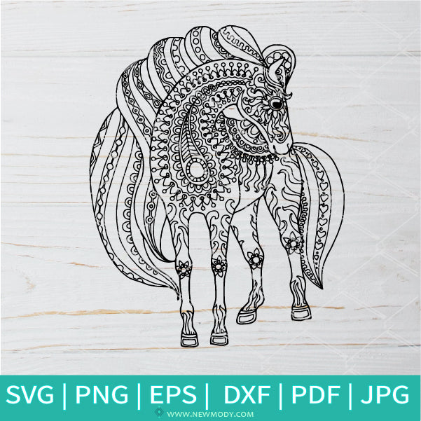 Free Free 145 Horse Mandala Svg Free SVG PNG EPS DXF File