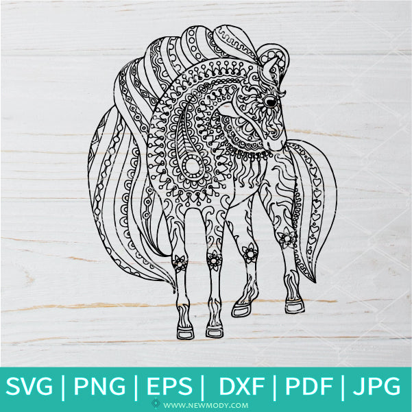 Free Free 267 Horse Mandala Svg Free SVG PNG EPS DXF File