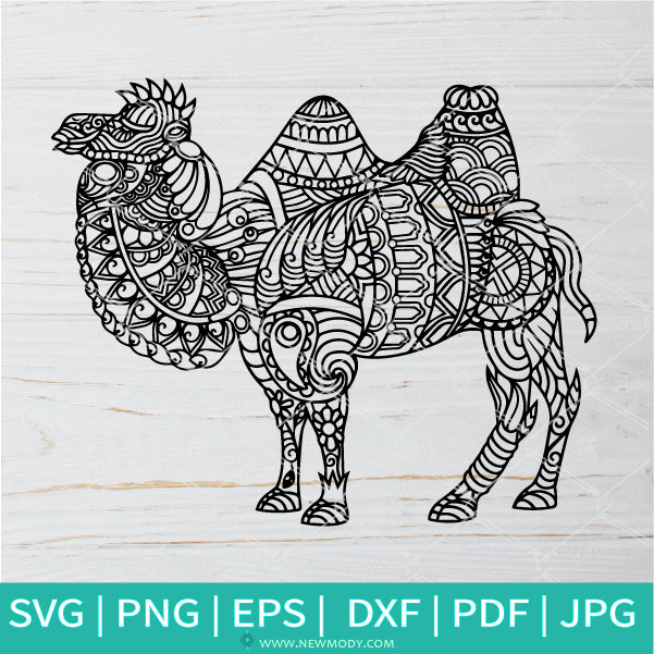 Download Coloring Mandala Camel Svg Dromedaries Svg Mandala Svg