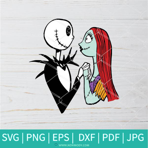 Couple Nightmares SVG - Jack Skellington Svg - Sally SVG - Jack And ...