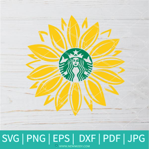 Download Sunflower Strabucks Svg Flower Monogram Svg Frame Svg Monogram Cir