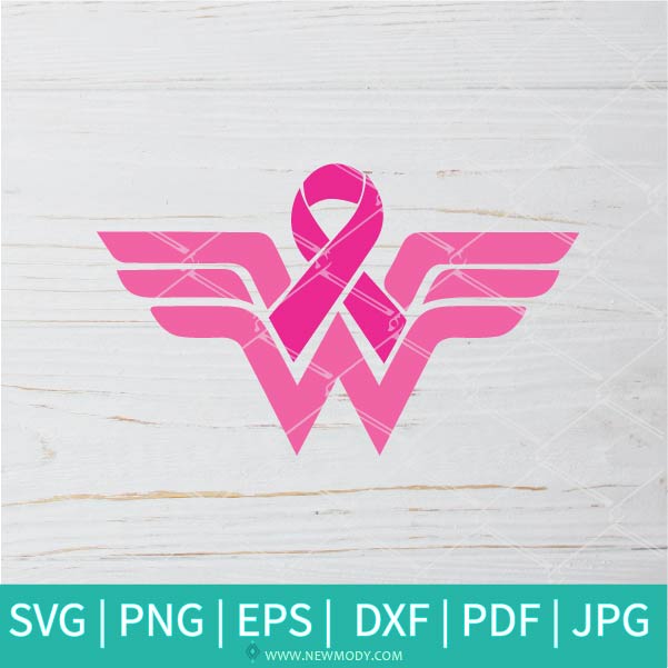 Download Breast Cancer Wonder Woman SVG - Wonder Woman SVG