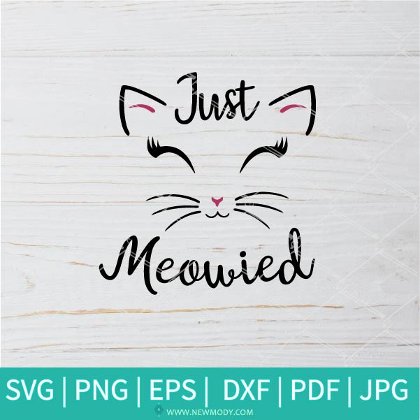 Download Just Meowied Svg Wedding Svg Meowied Png Bride Svg