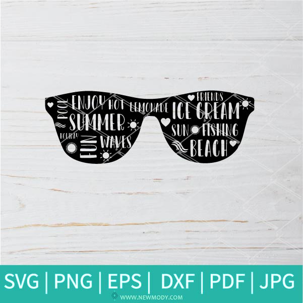 Download Sunglasses Svg Summer Vibes Svg Summer Svg Good Vibes Svg