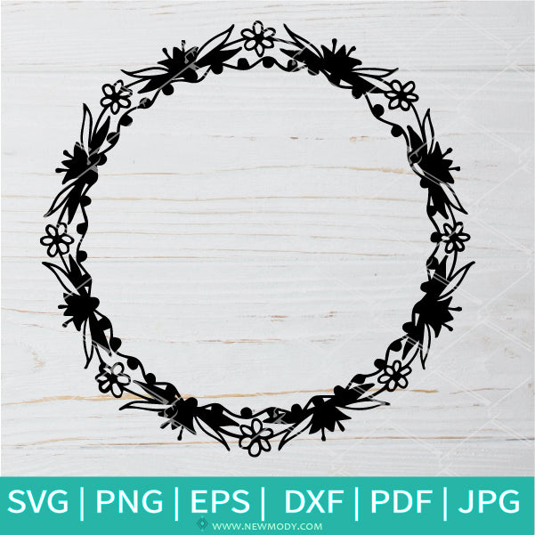 Download Floral Picture Frame Svg Circle Border Svg Decorative Border Frame