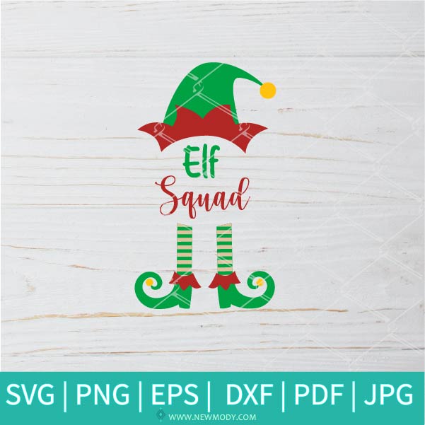 Elf Squad Svg Elf Family Svg Christmas Elf Svg Elf Svg