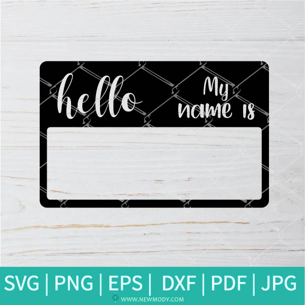 Download Hello My Name Is Svg Baby Girl Svg Baby Boy Svg Name Tag Svg