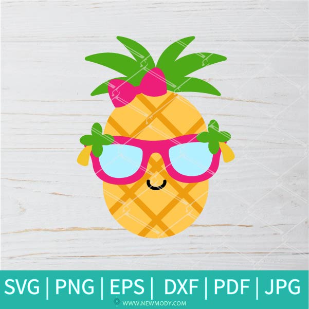 Download Cute Pineapple Svg Pineapple Svg Pineapple Sunglasses Svg Summer