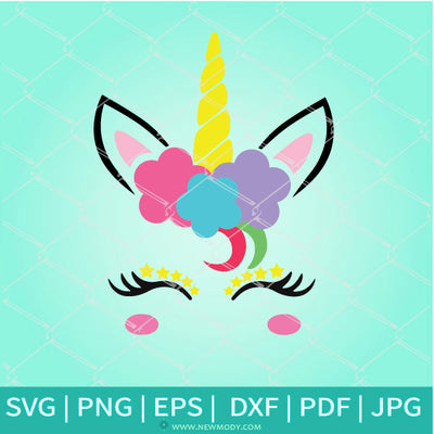 Free Free Unicorn Face With Roses Svg 368 SVG PNG EPS DXF File