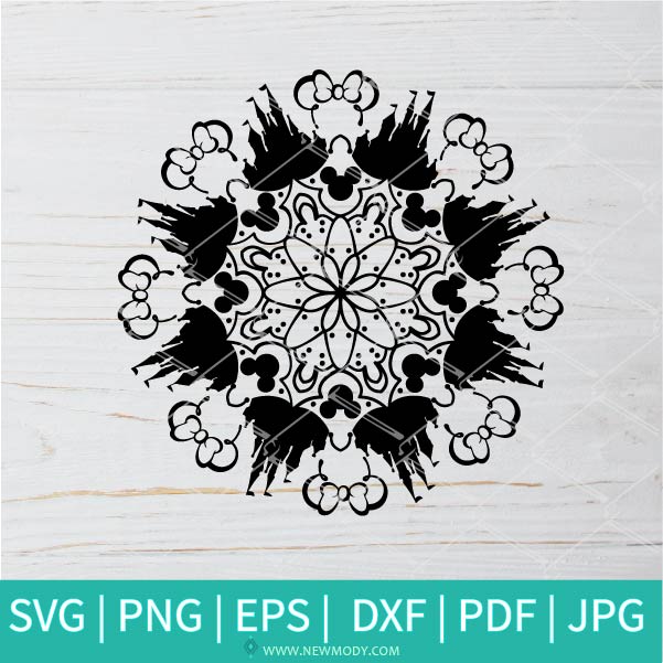 Download Mickey Minnie Mandala SVG - Minnie Mouse Svg -Mickey Mouse SVG