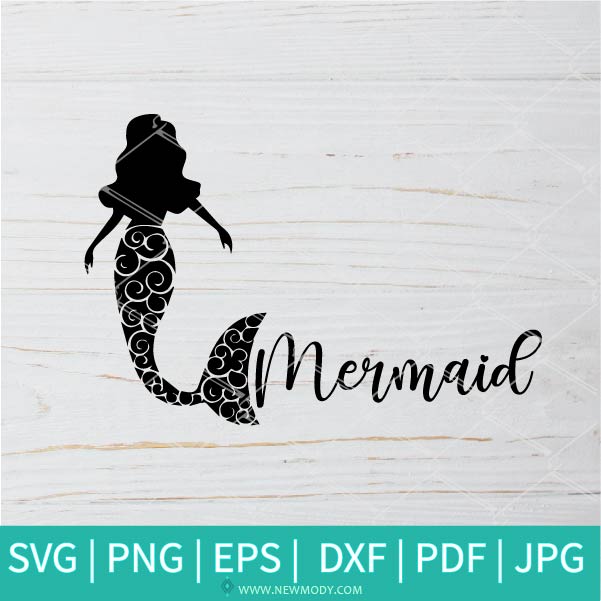 Free Mermaid Wine Svg SVG PNG EPS DXF File