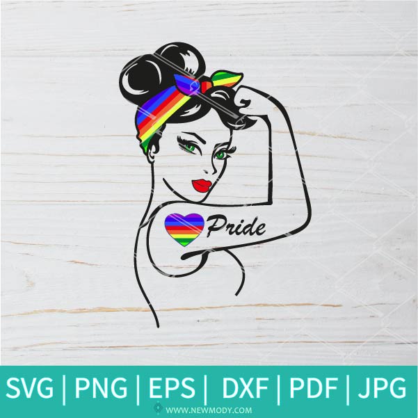 Download Pride Rosie Svg Lgbt Svg Pride Heart Svg Rainbow Svg