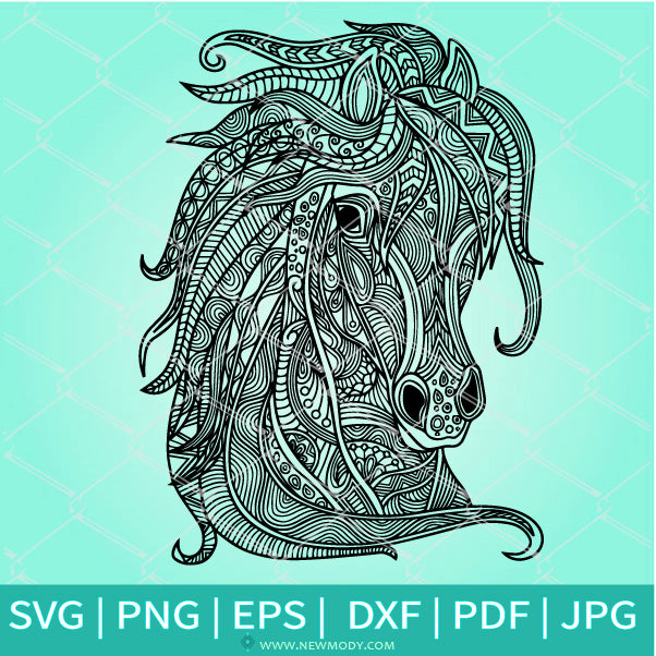 Free Free 177 Layered Horse Mandala SVG PNG EPS DXF File