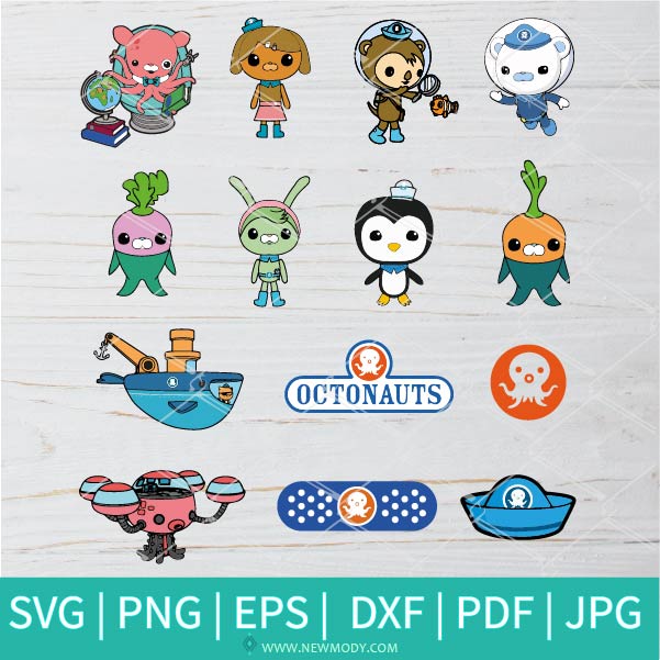 Download Octonauts Svg Octonauts Digital File For Cricut Silhouette Png Dxf Stickers Paper Party Supplies Kromasol Com