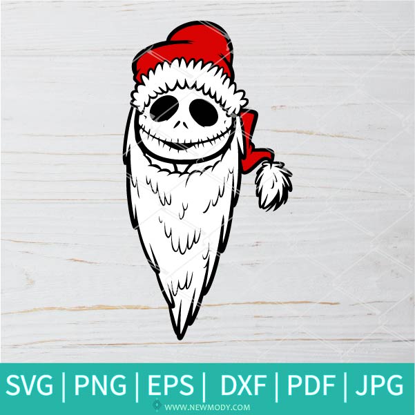 Nightmare Before Christmas Santa Jack Skellington Svg Scary Santa Sv