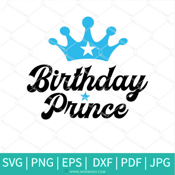 Free Free Birthday Prince Svg 353 SVG PNG EPS DXF File