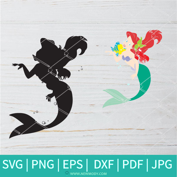 Free Free 126 Ariel Little Mermaid Svg SVG PNG EPS DXF File