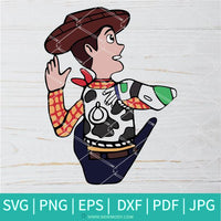 Woody And Buzz SVG - Toy Story Graduation Cap Design