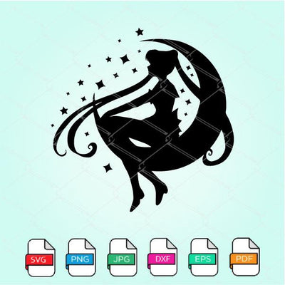 Download Sailor Moon SVG Bundle - Sailor Moon Clipart Bundle