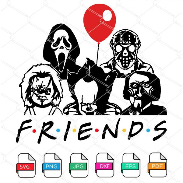 Download Horror Friends Scary Friends Svg