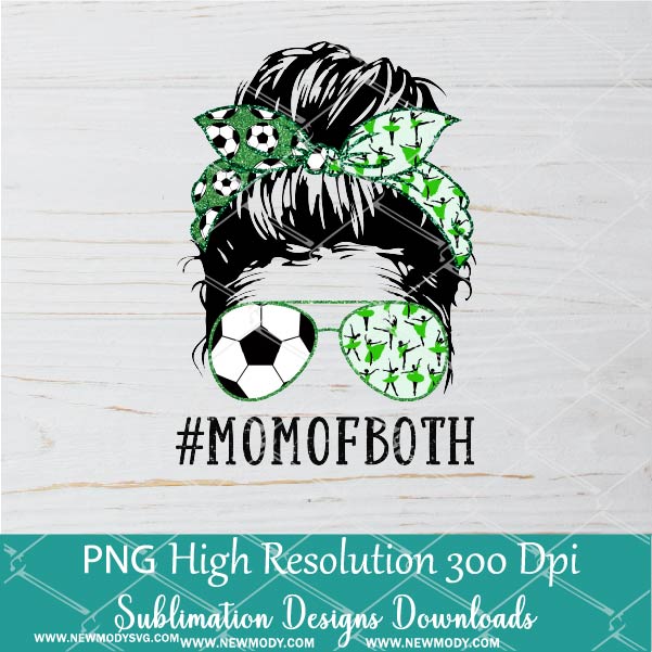 Download Soccer Dance Mom Png Sublimation Downloads Messy Hair Bun Soccer Dan