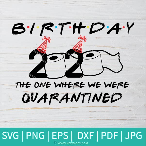 Download 2020 Toilet Paper Birthday SVG - Quarantine Birthday 2020 SVG