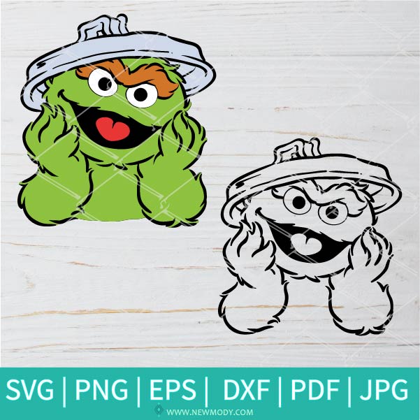 Download The Grouch Head Svg Oscar The Grouch Face Svg