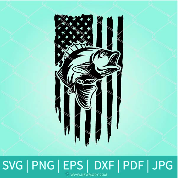 Free Free Hunting And Fishing American Flag Svg SVG PNG EPS DXF File