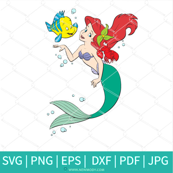 Download Get Free Ariel Svg Png Free Svg Files Silhouette And Cricut Cutting Files