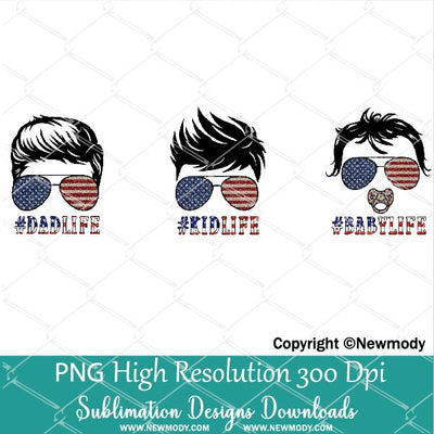 Download 4th Of July Patriotic Matching Family Life Png Sublimation Mom Life