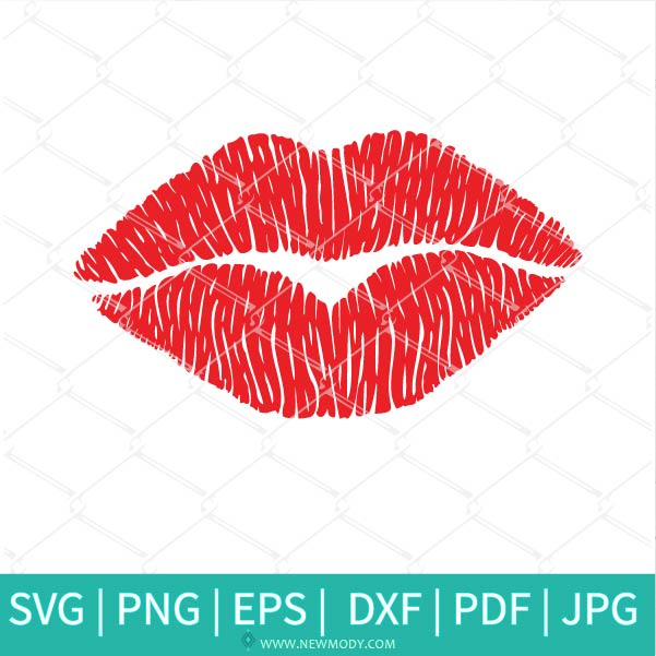 Download Distressed Lips Svg Grunge Kiss Svg Red Lips Clipart