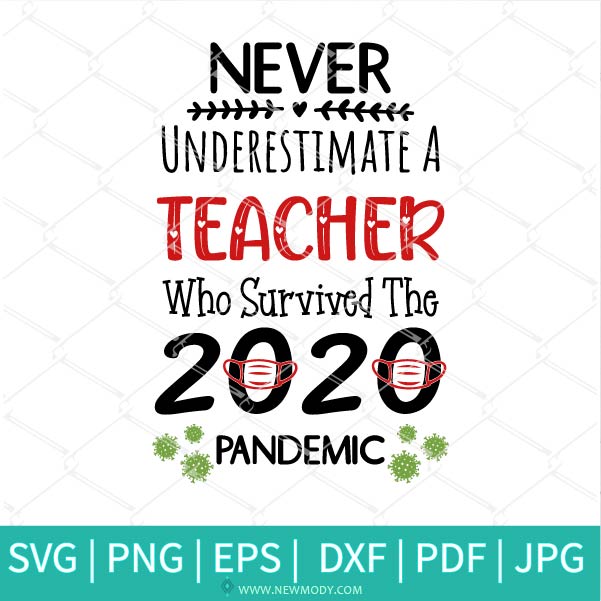 Download Never Underestimate A Teacher Who Survived 2020 Coronavirus Pandemic S