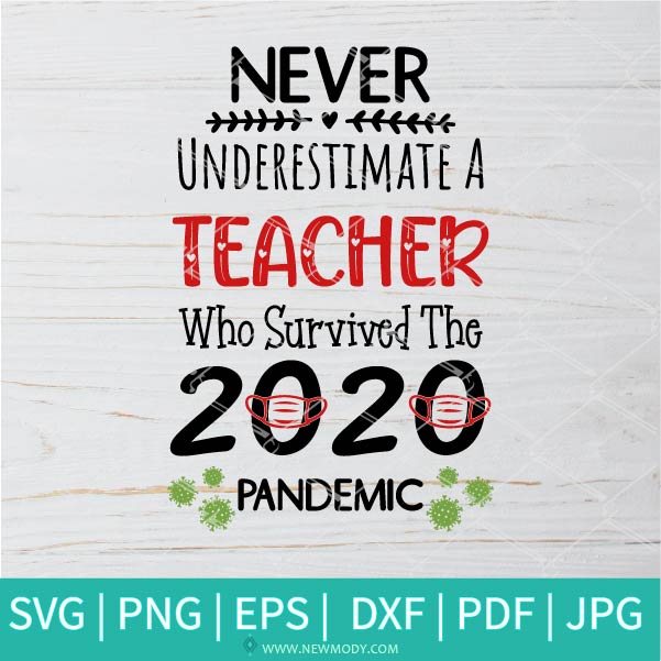 Download Never Underestimate A Teacher Who Survived 2020 Coronavirus Pandemic S