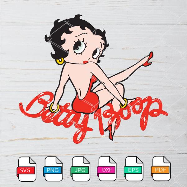 Betty Boop SVG - Betty Boop Logo SVG