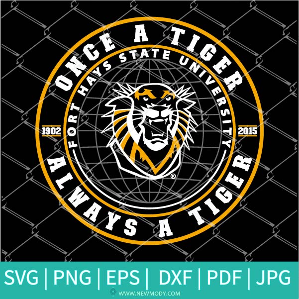 Once A Tiger Always A Tiger Svg Fhsu Logo Layered Svg